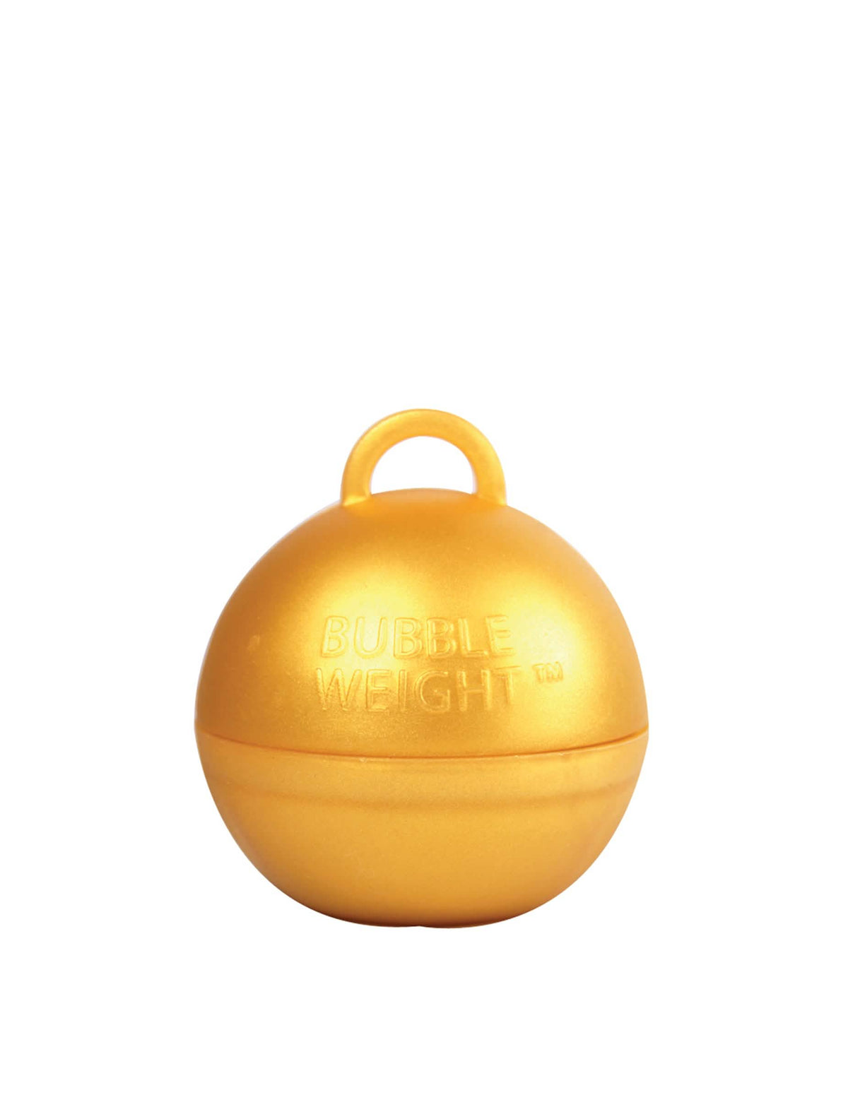 Detail závažia na balón s héliumom zlatá farba