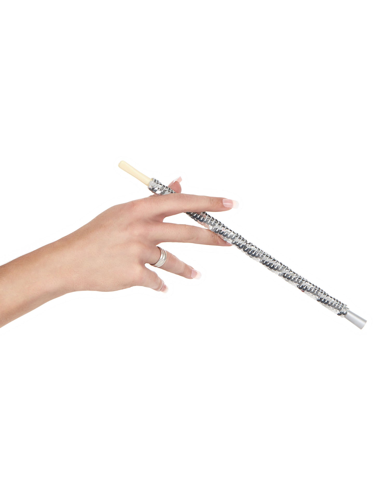 Strieborné flitry Dvere cigariet