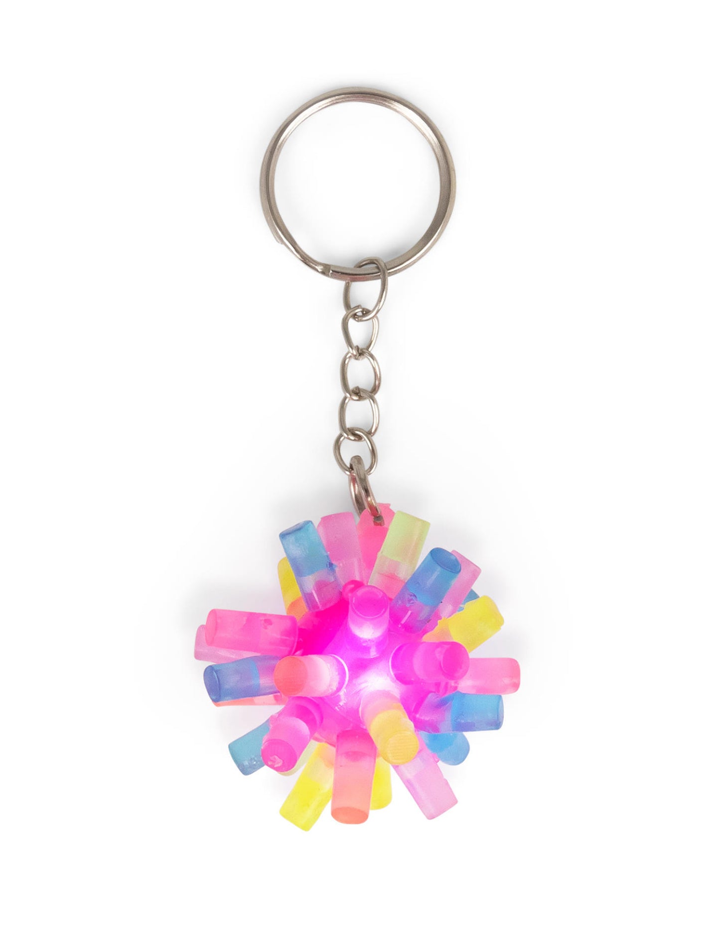 Svietiaca kľúčenka s hrotmi