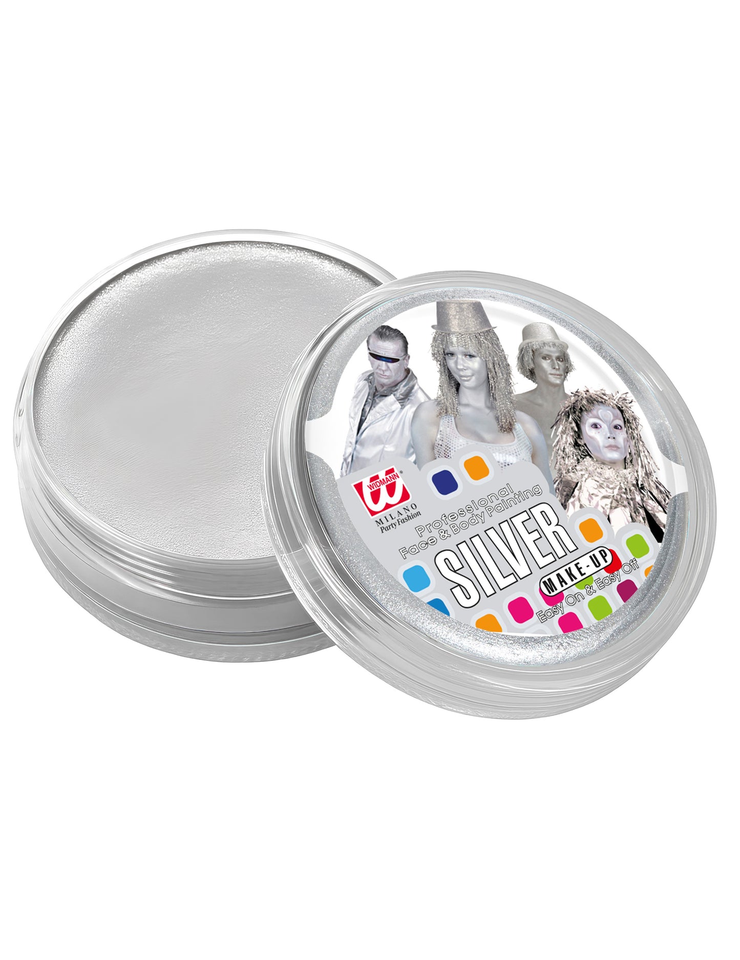 Strieborná profesionálna nádobka na make-up 25g