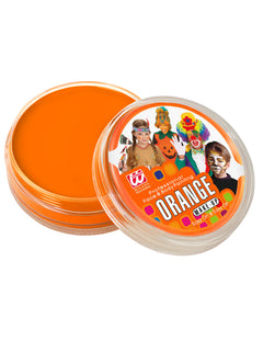 Halloweenské oranžové líčenie