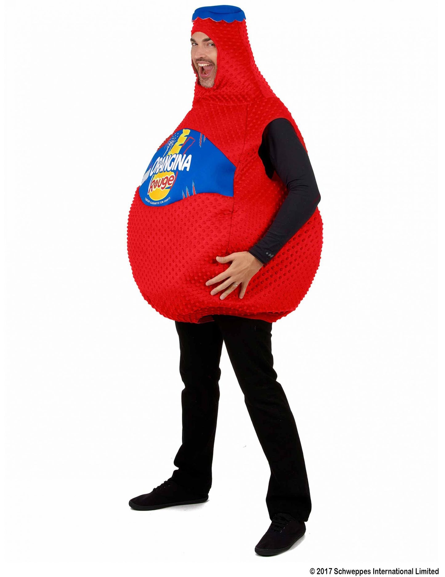 Červená fľaša Orangina