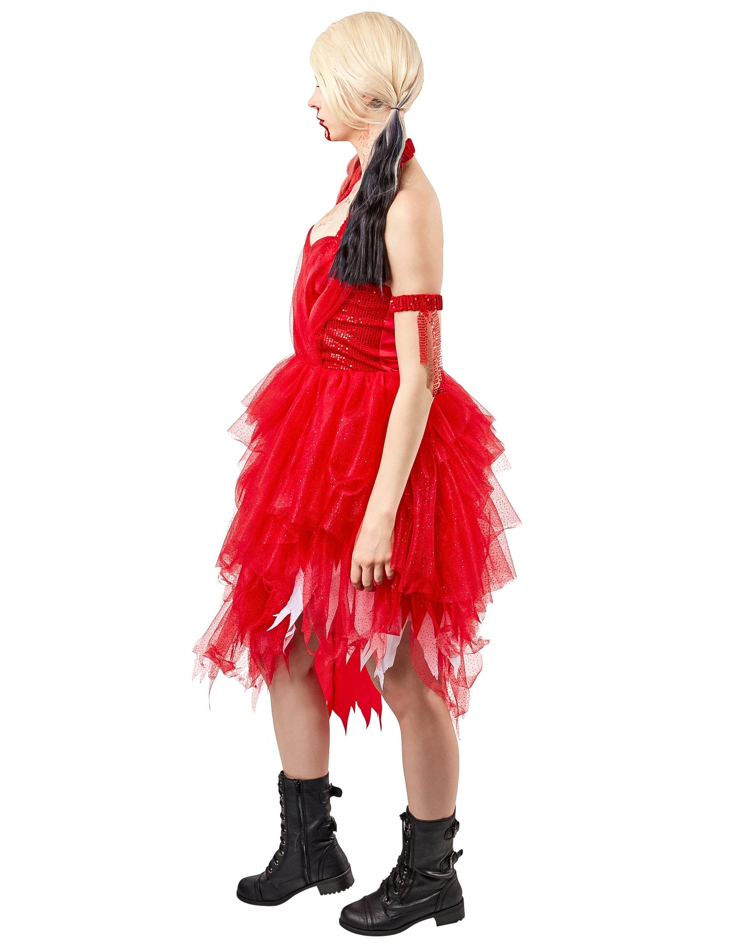 Dámske červené šaty Harley Quinn - Suicide Squad 2