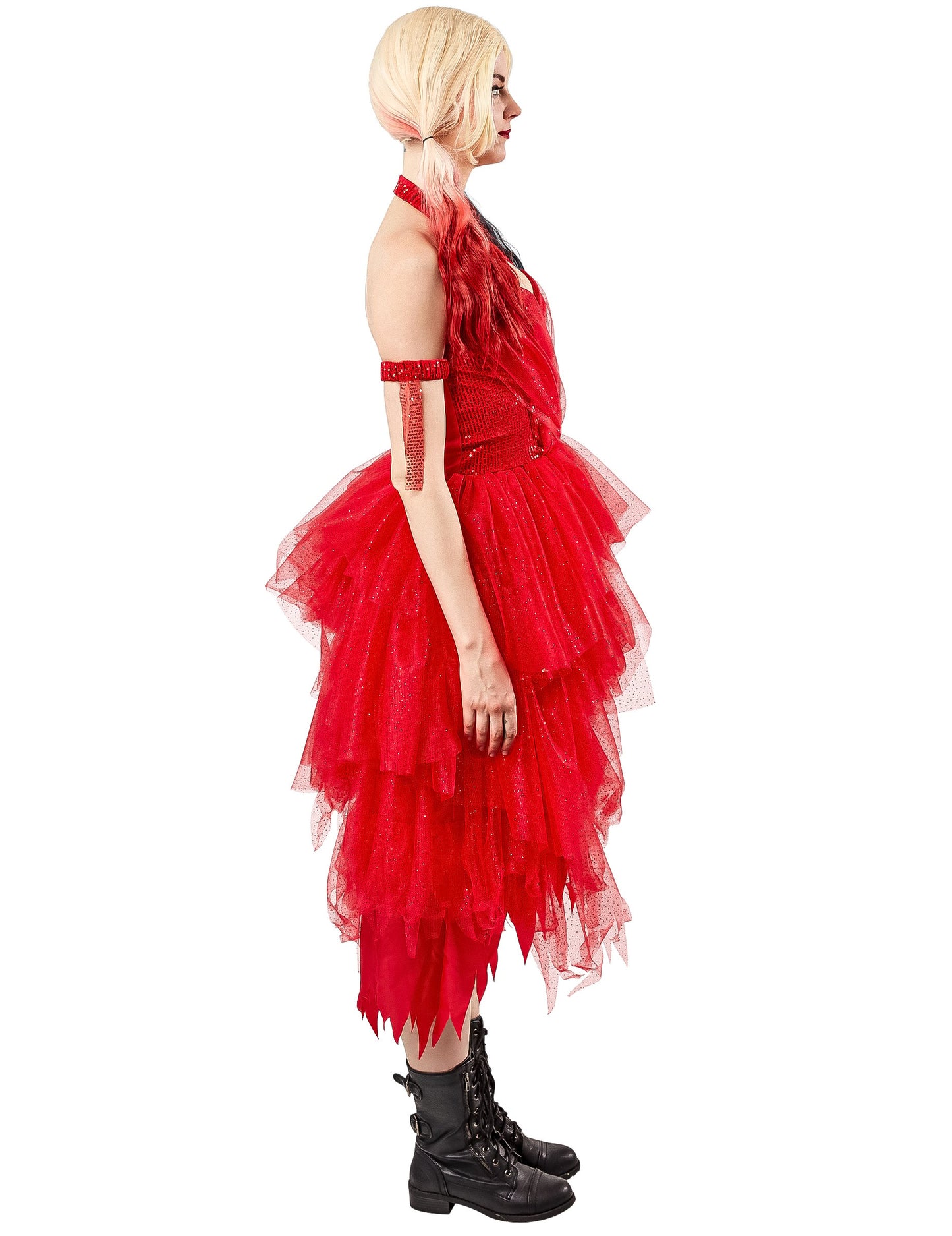 Dámske červené šaty Harley Quinn - Suicide Squad 2