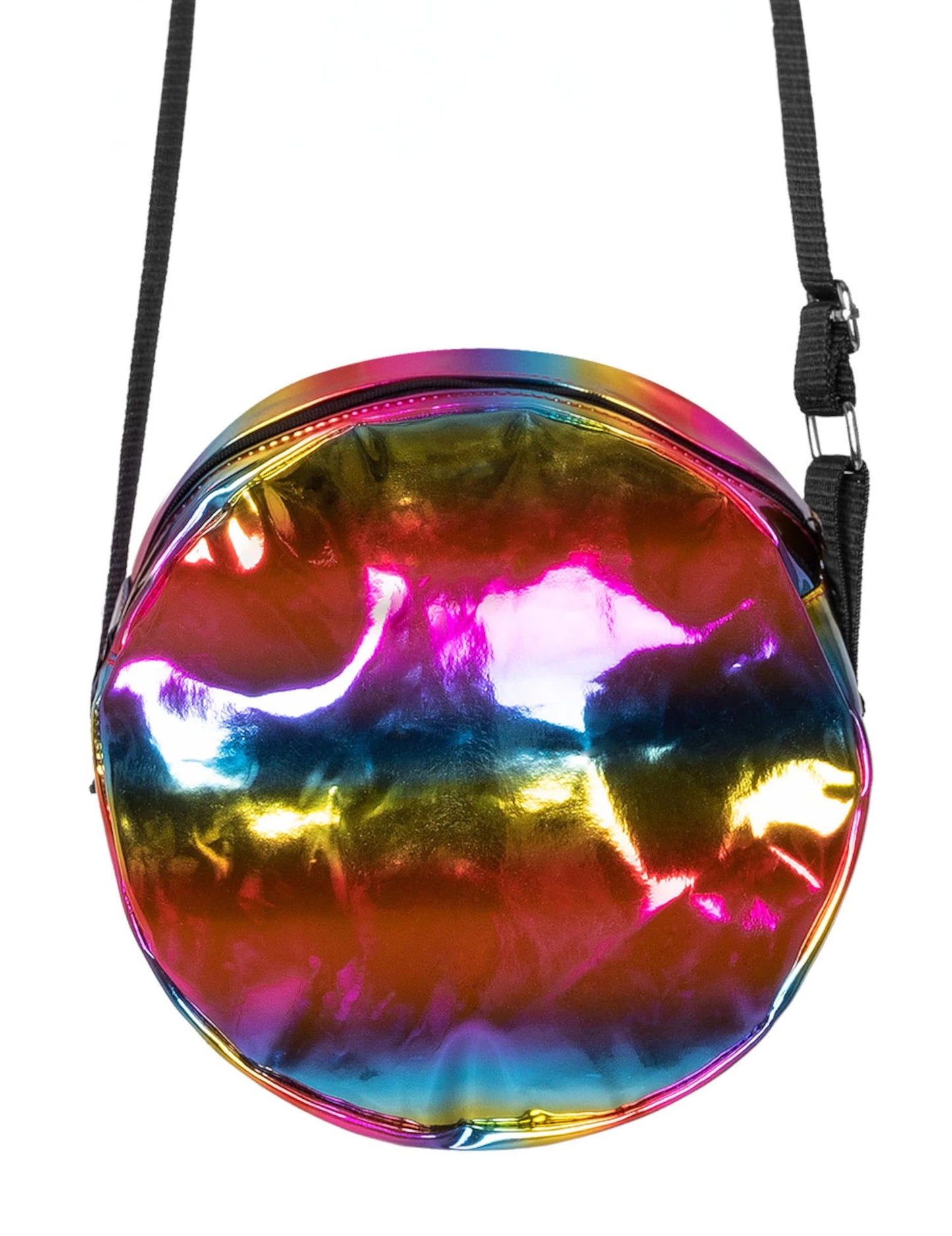 Okrúhla buttress taška holografická dúha