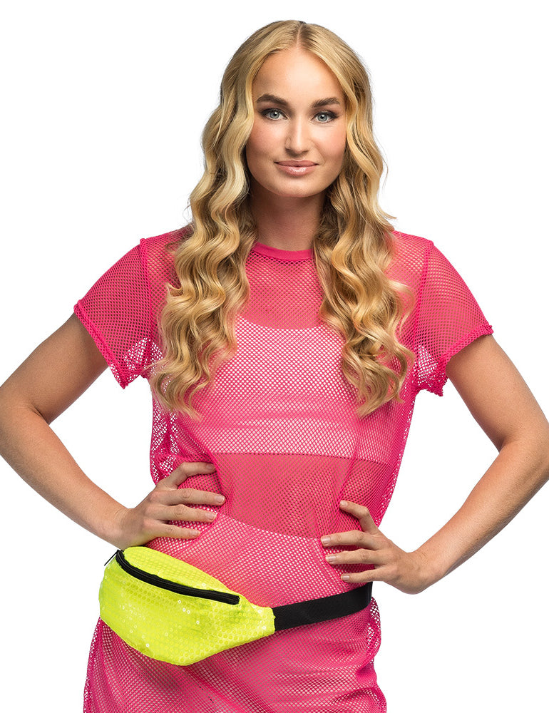 Fluo žltý banánový vrecko