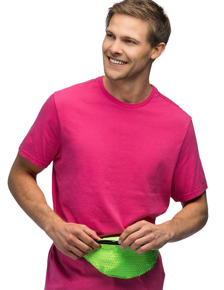 Fluo zelený banánový vrecko
