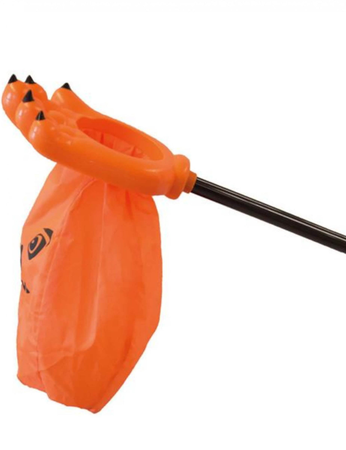 Taška cez rameno tekvica halloween pre dieťa oranžová s čiernou rúčkou