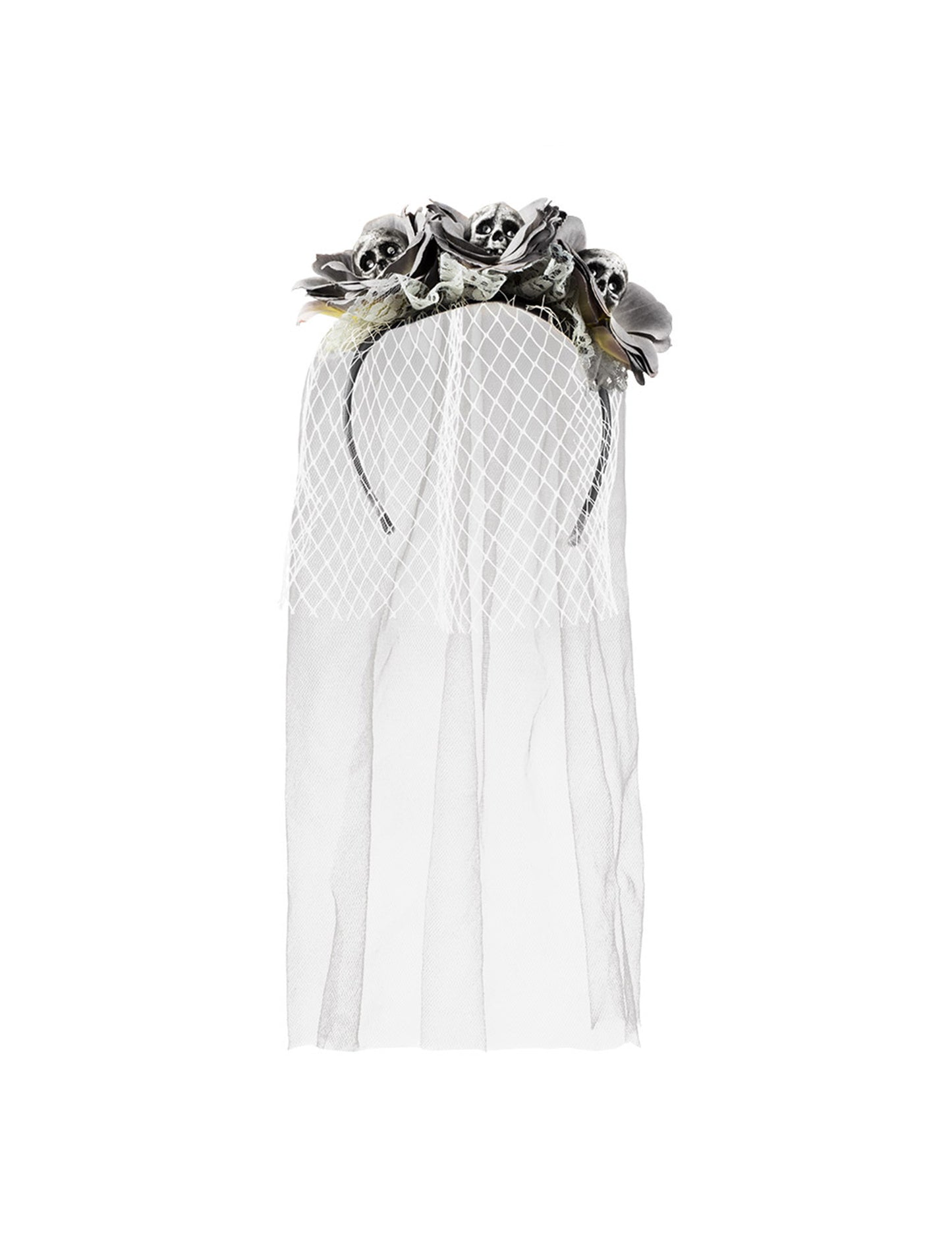 Čelenka s bielym zombie žena Halloween