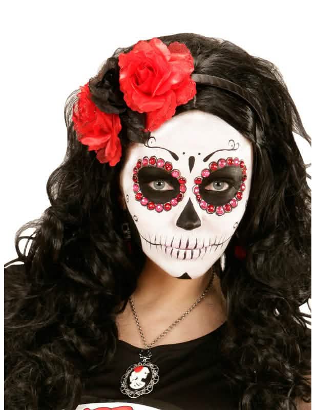Umiestnenie čelenky Dia de los muertos