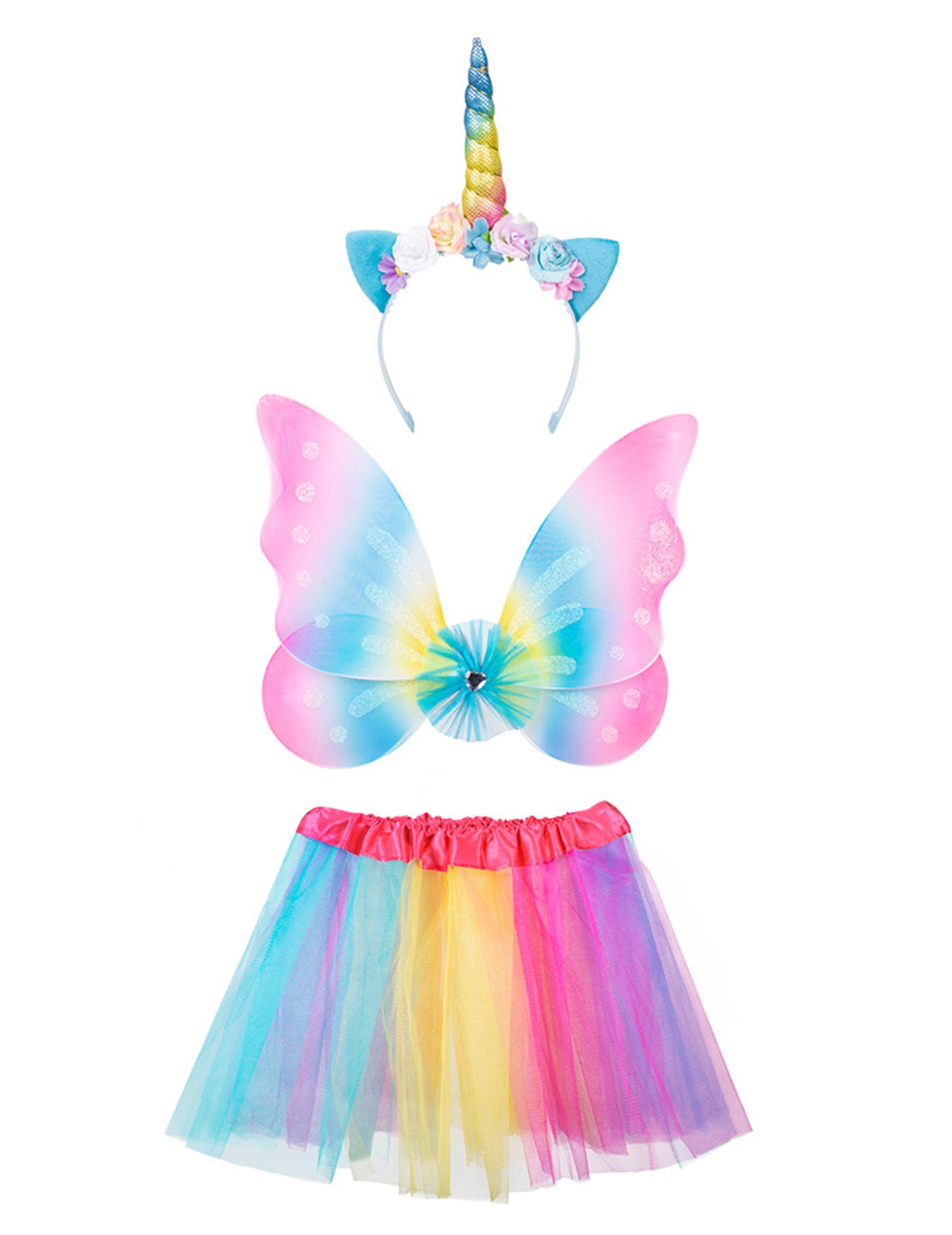 Dievčenské viacfarebné jednorožce súpravy