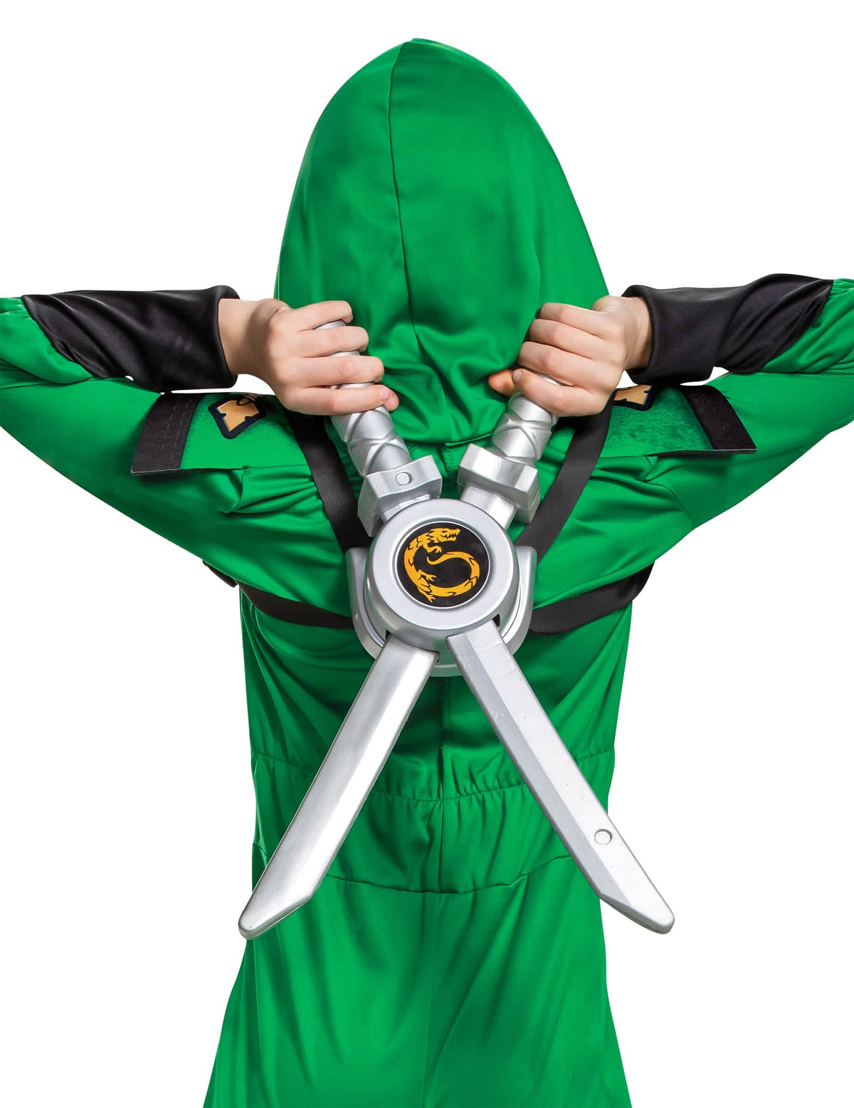 Detail systému zadného uchytenia pre detský Set d'épées Ninjago™