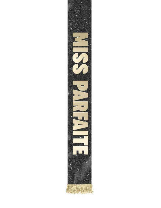 Detail šálu setu šál a diadém Miss Parfaite