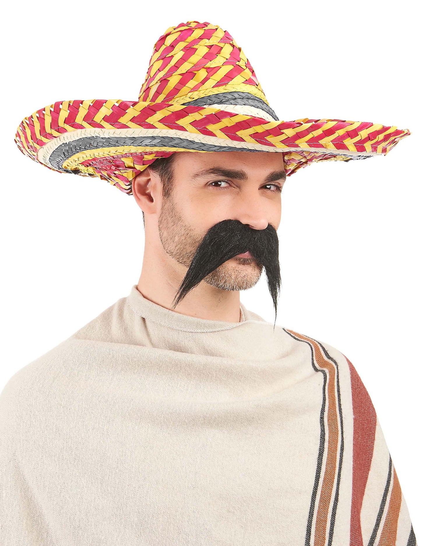 Mexický sombrero viacfarebný dospelý