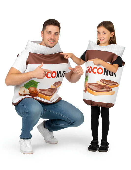 Dvojkostým Choconut pre dospelého a dieťa