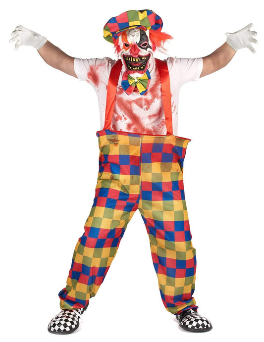 Balík halloweensky strašidelný klaunský kostým