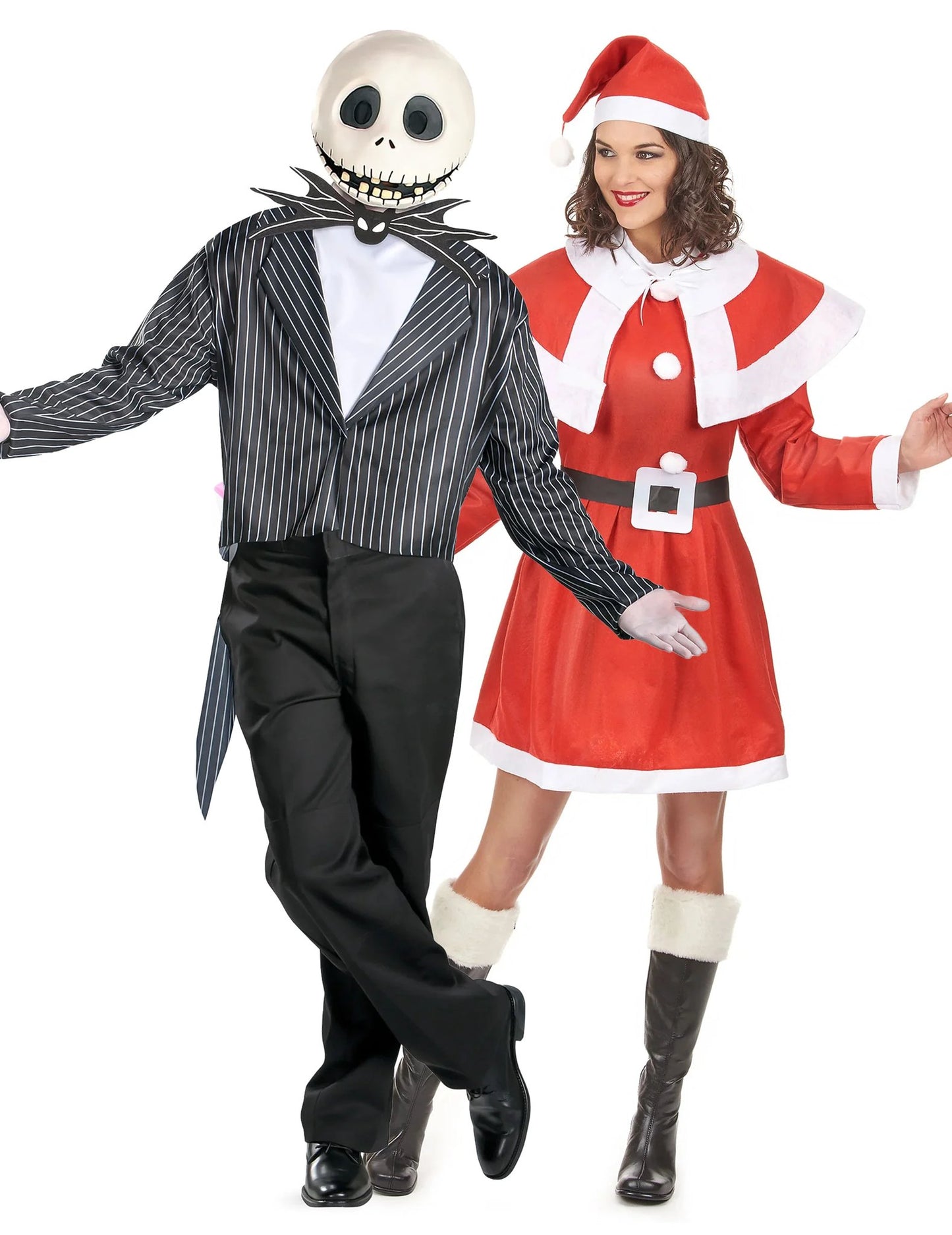 Párový kostým Jack Skellington™ a pani Santa pre dospelých
