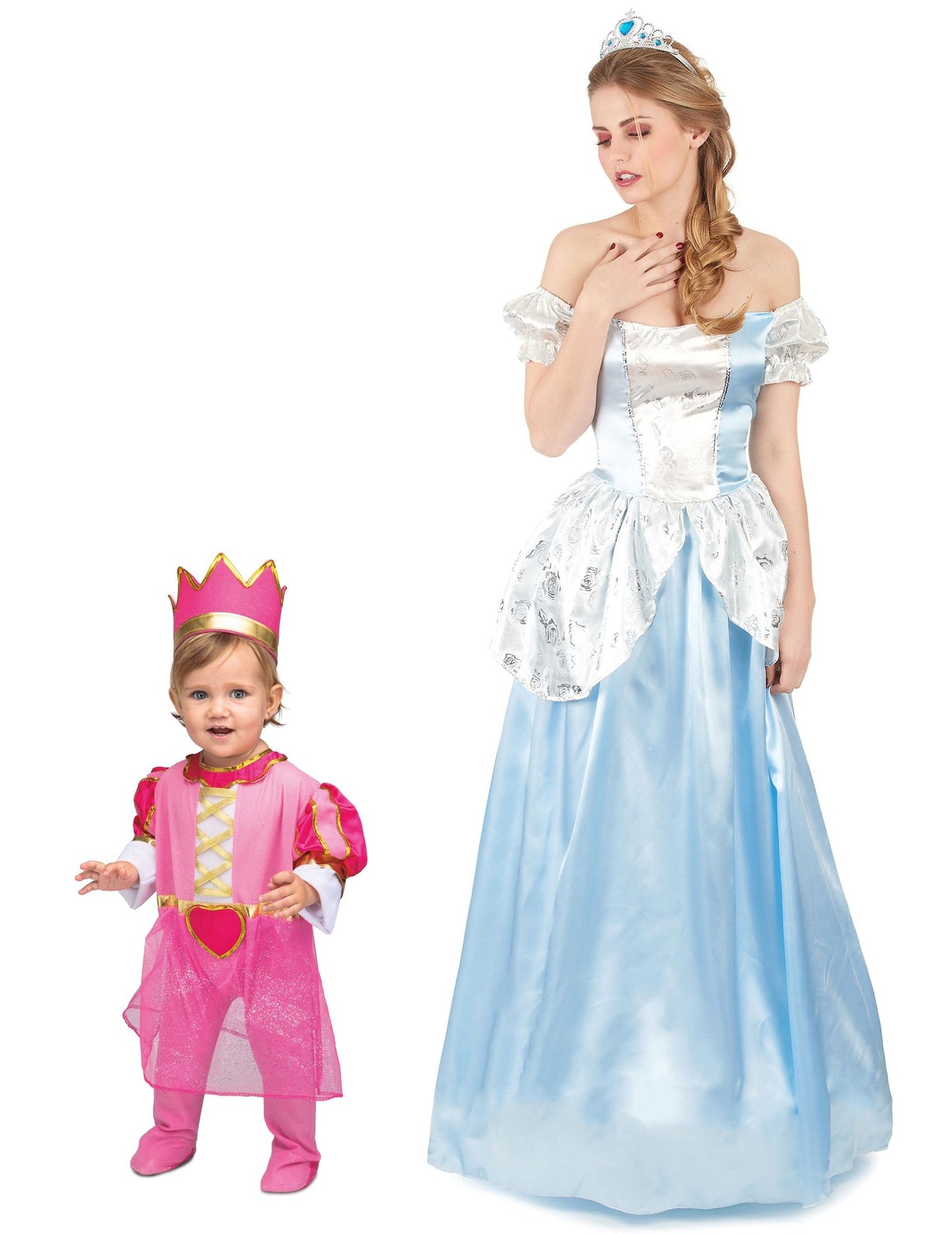 Kostým páru princeznej matky a dcéry
