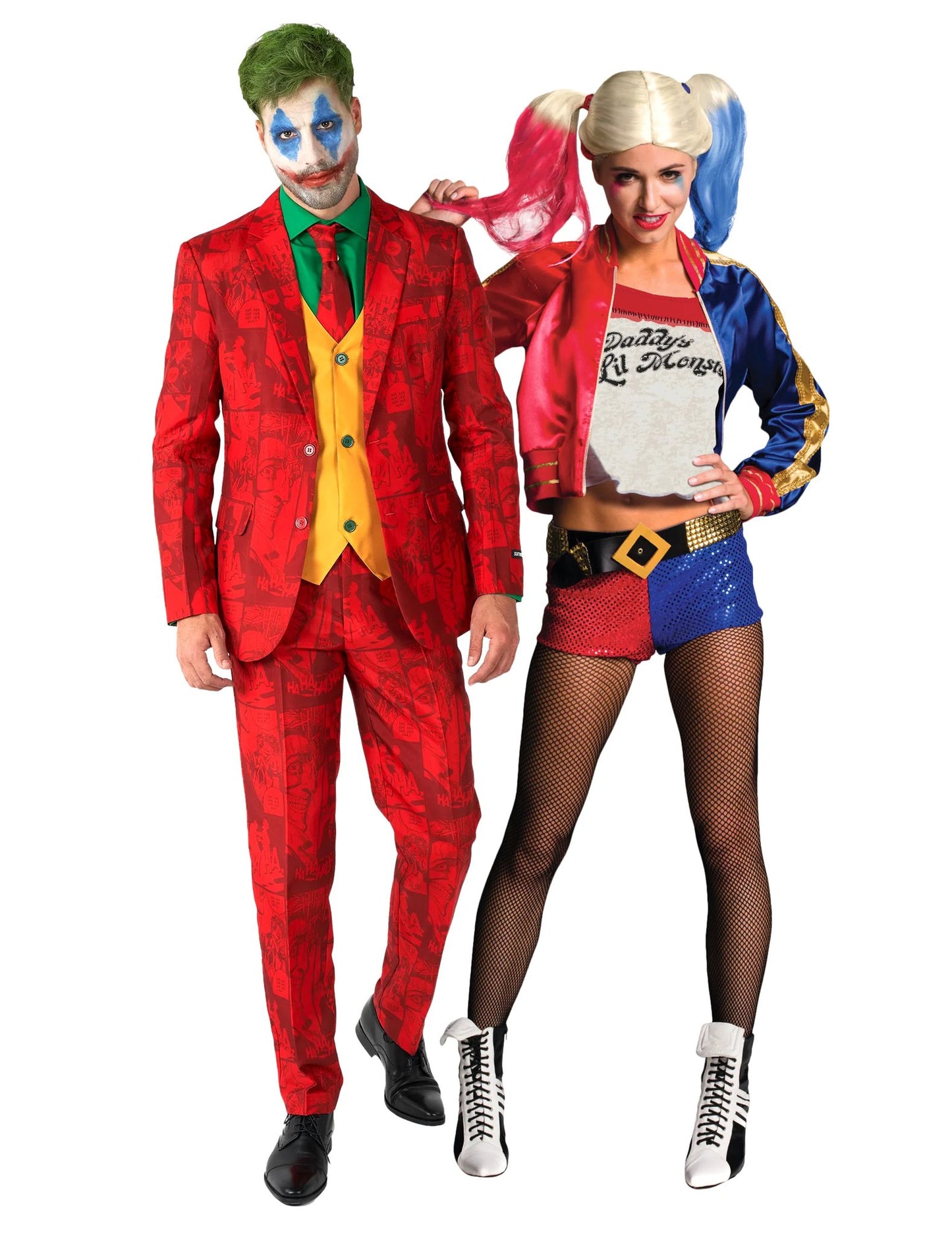 Párty kostým pre pár Joker Suitmeister™ a Harley Quinn™ pre dospelých