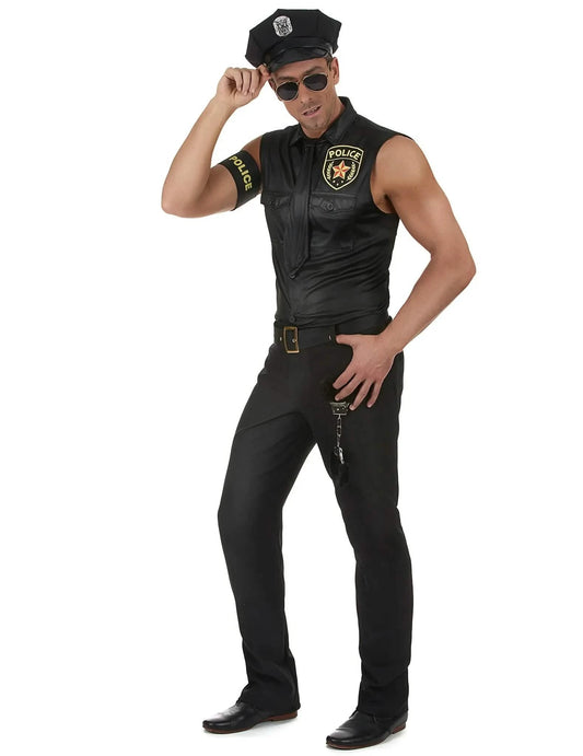 Párty kostým pre dospelý pár zbojníckych policajtov