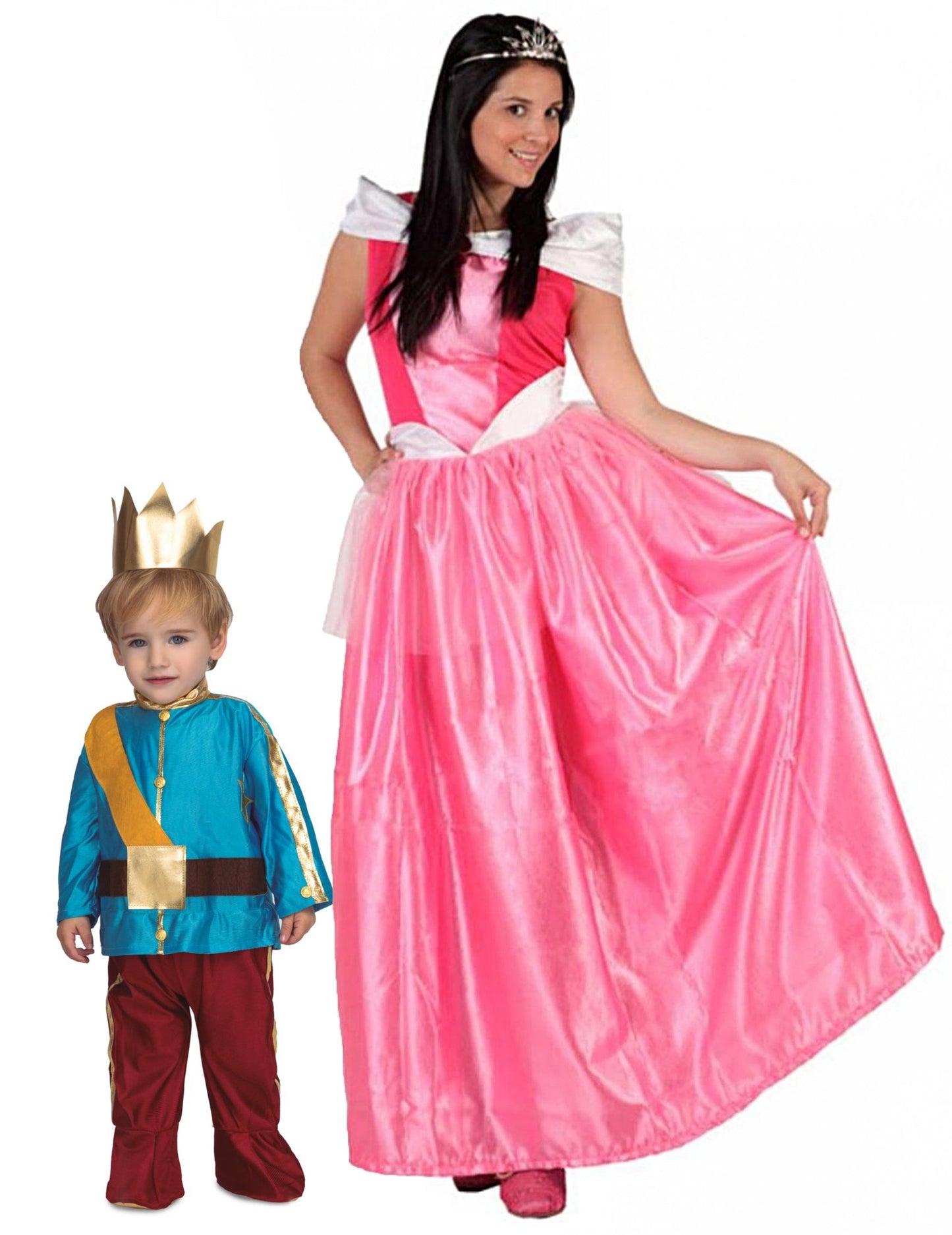 Masky pre pár: princezná a jej princ, matka a syn