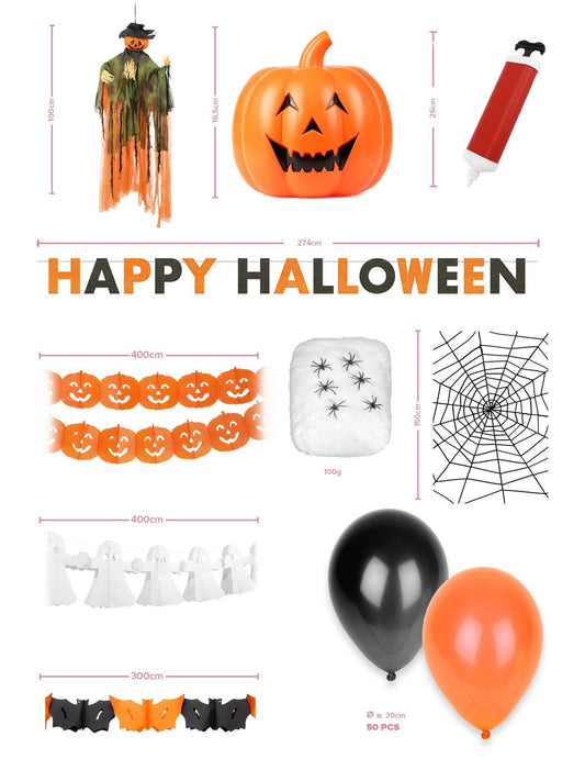Kit na halloweensku výzdobu za rozumnú cenu