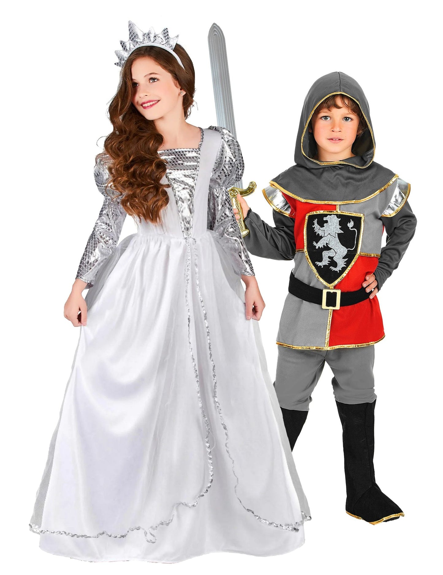 Pár kostým rytier a princezná s detským tylom