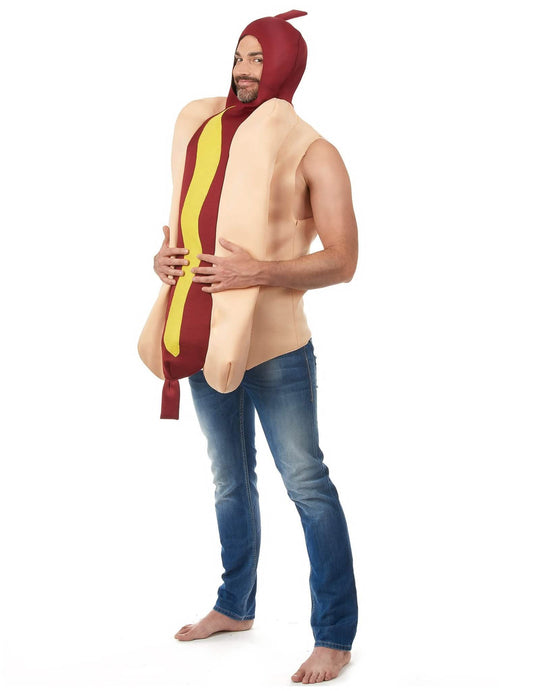 Párový kostým hot dog a kečup pre dospelých
