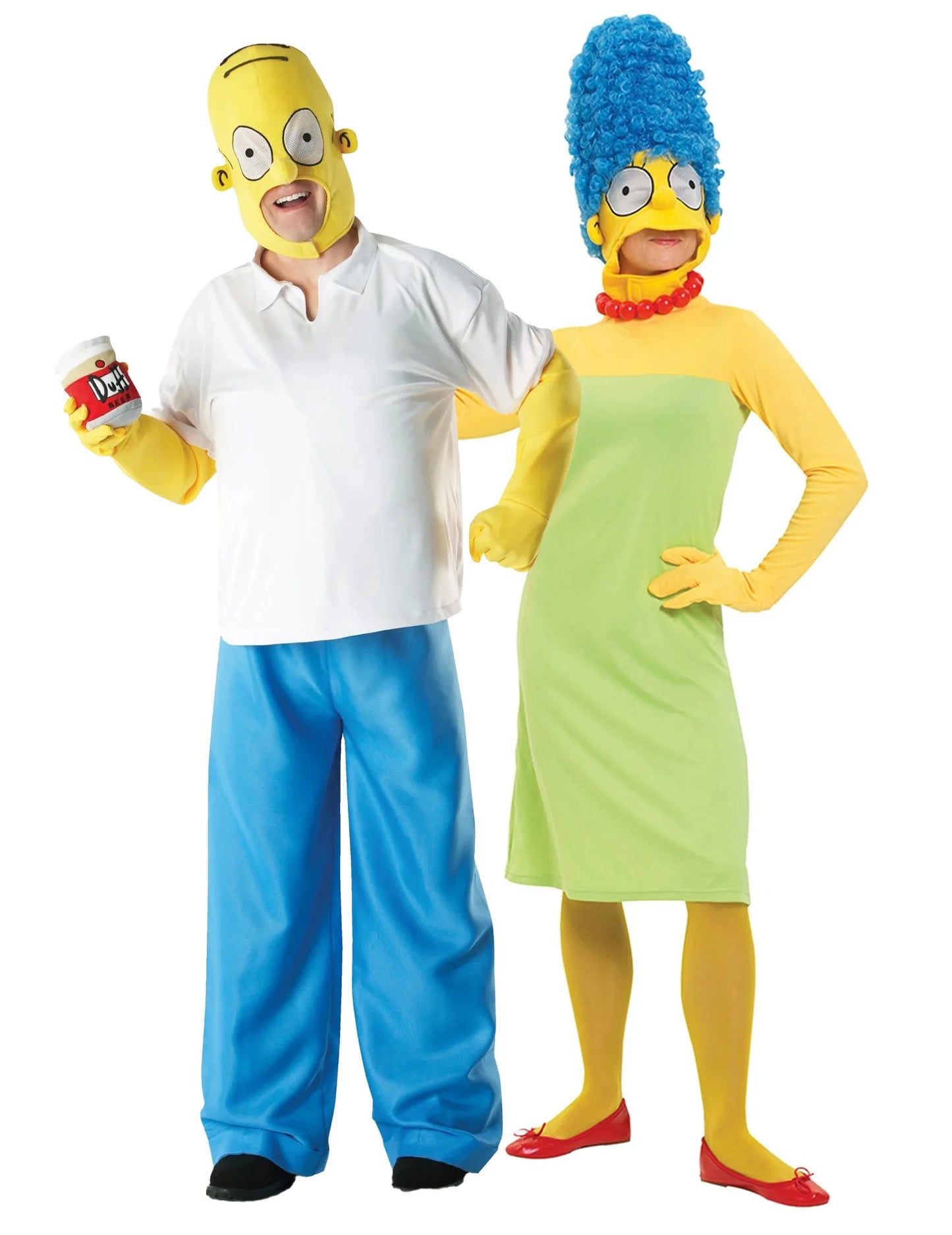 Párový kostým Homer a Marge Simpsonovci pre dospelých
