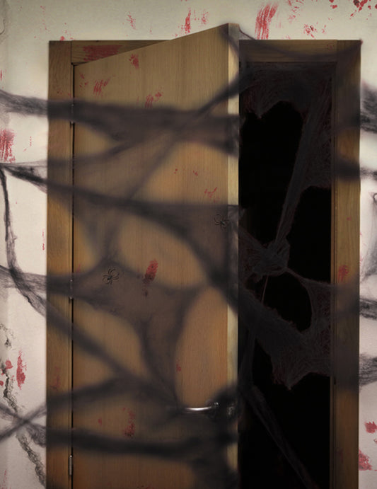 Čierna pavučina s pavúkmi 20 g Halloween