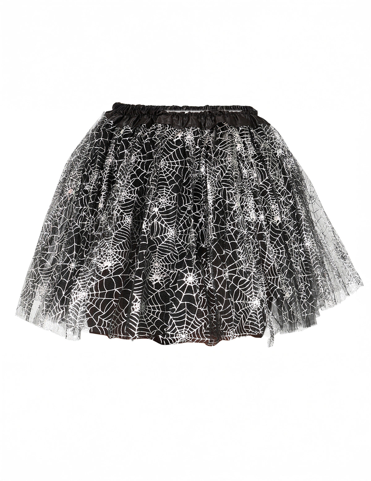 Vue de face du tutu toiles d'araignées pour fille