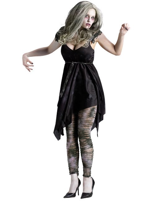 Sexy čierne maskovanie zombie