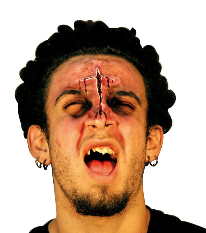 Falošná rana pre dospelých Halloween 9 cm