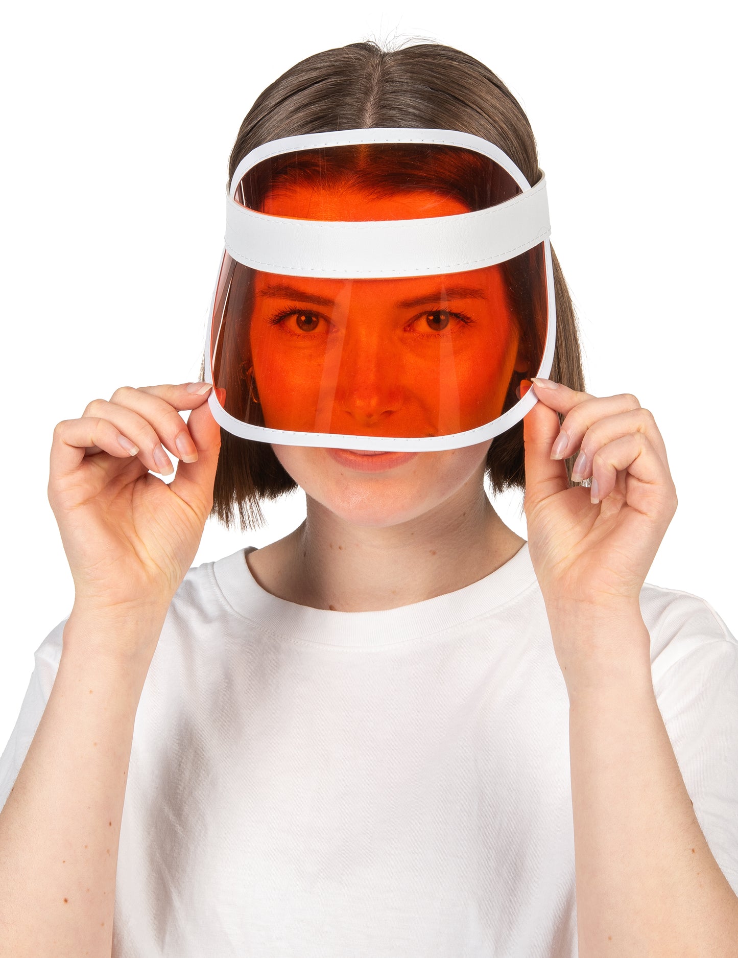 Oranžový dospelý oranžový pokerový hráč