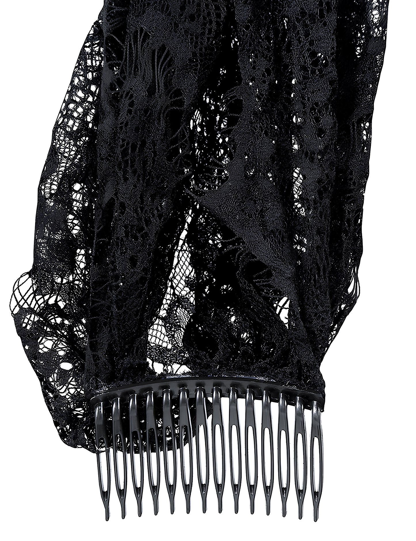 Dospelý čierny manttille plachta