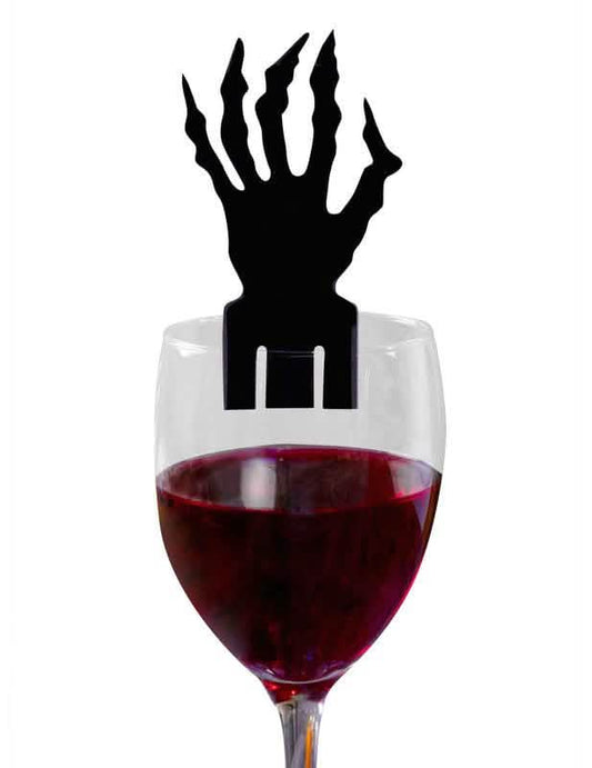 Mise en situation sur un verre de la décoration pour verres Halloween