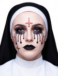 Make-up mníšky a kňaza na Halloween