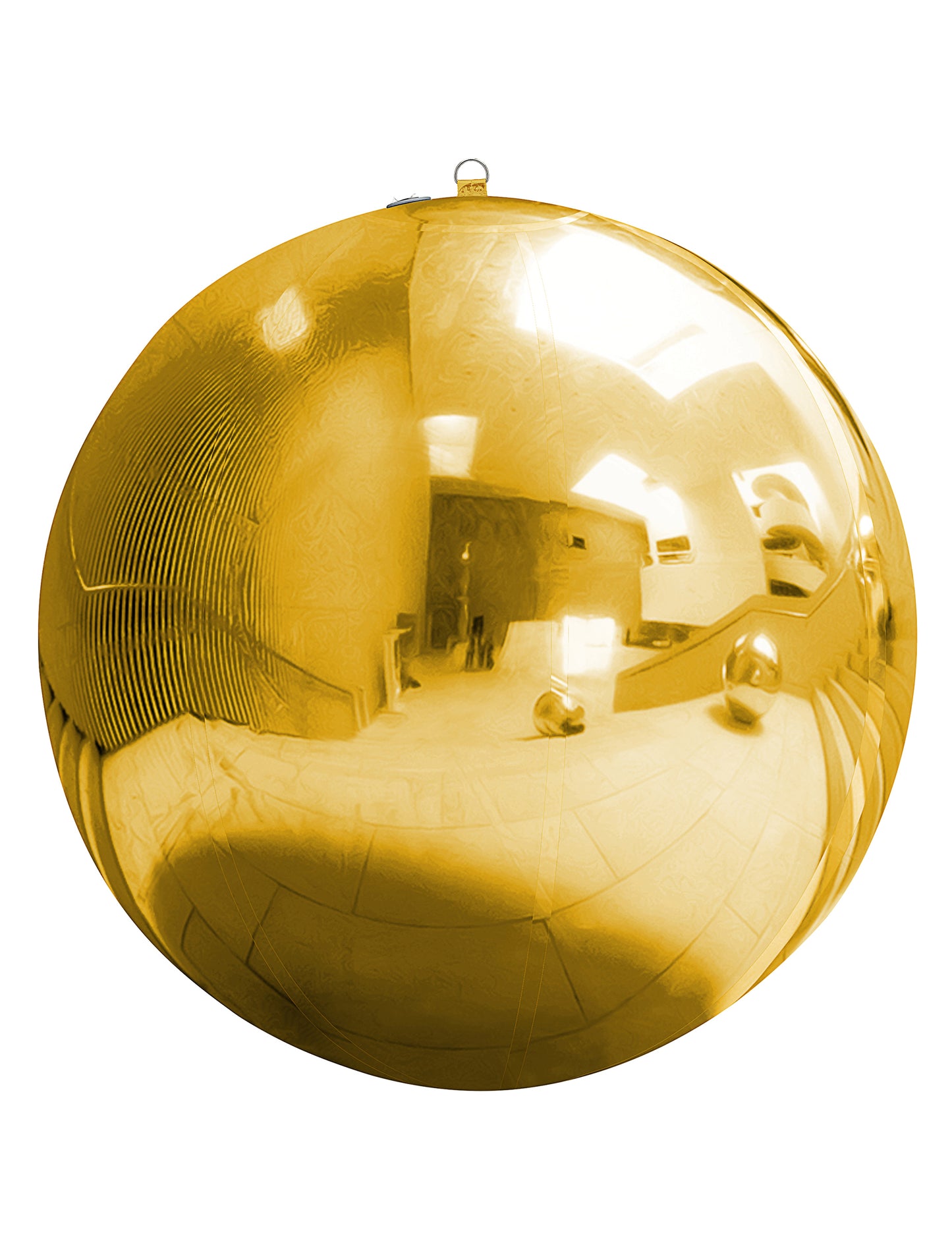 Nafukovacia zlatá zrkadlová guľa 90 cm 