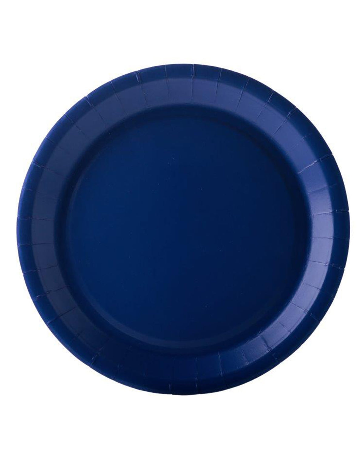 Assiettes en carton bleu marine pour fête