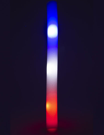 Effet lumineux dans le noir du bâton lumineux LED en mousse France