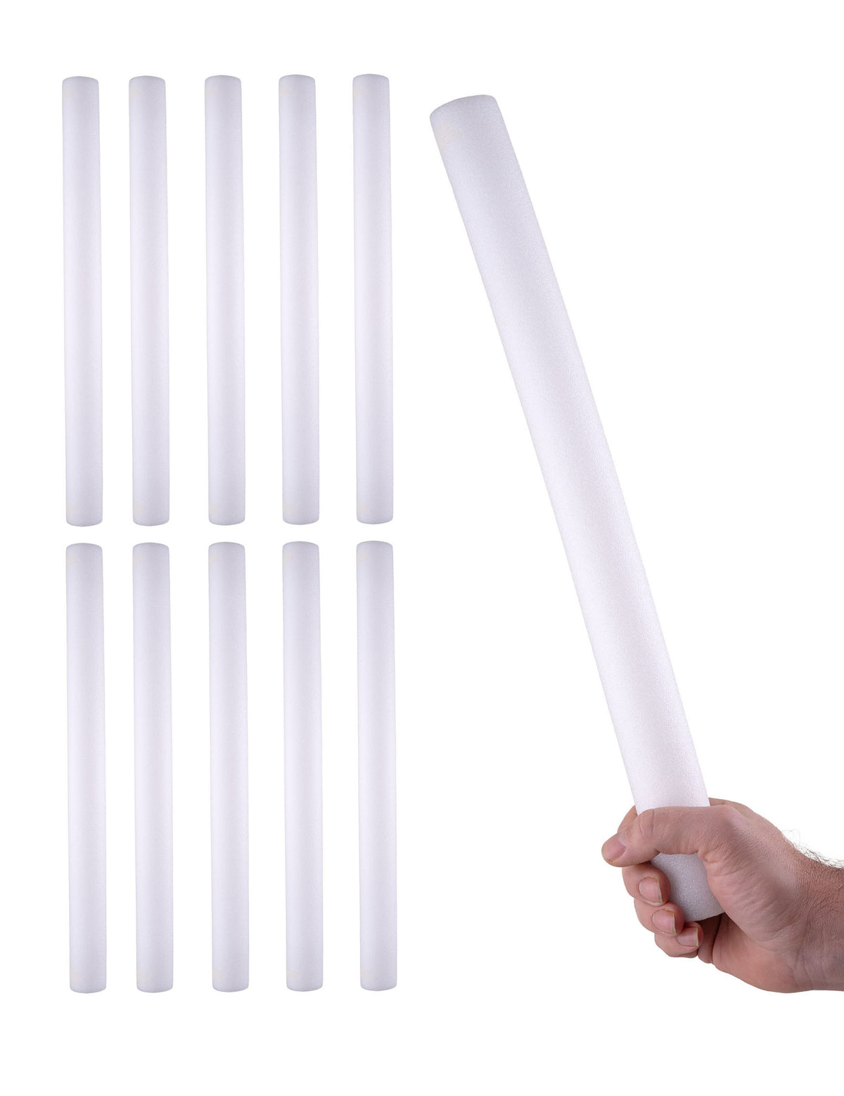 Ensemble de 10 unités et prise en main du bâton lumineux LED en mousse Italie