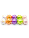 10 mini dúhových viacfarebných disco gúľ 4 cm