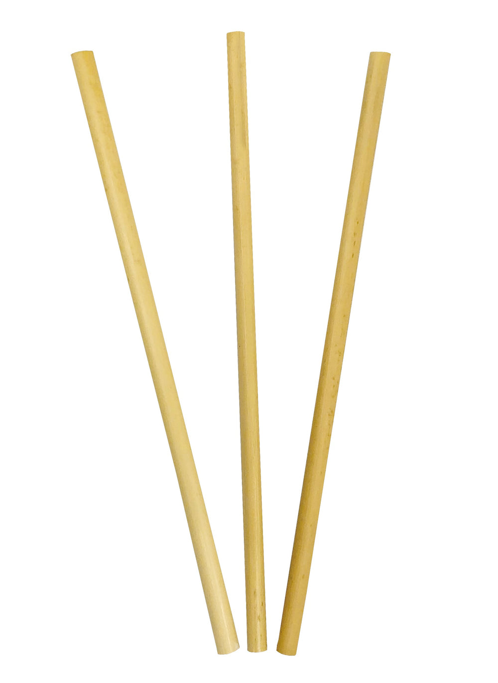 10 pailles en bois écologiques pour fête naturel