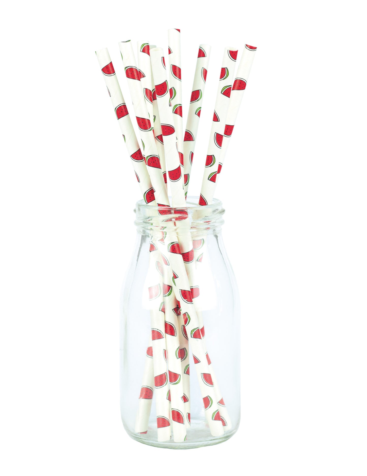 10 kartónových slamiek, 20 čerstvých melónov cm na koktaily