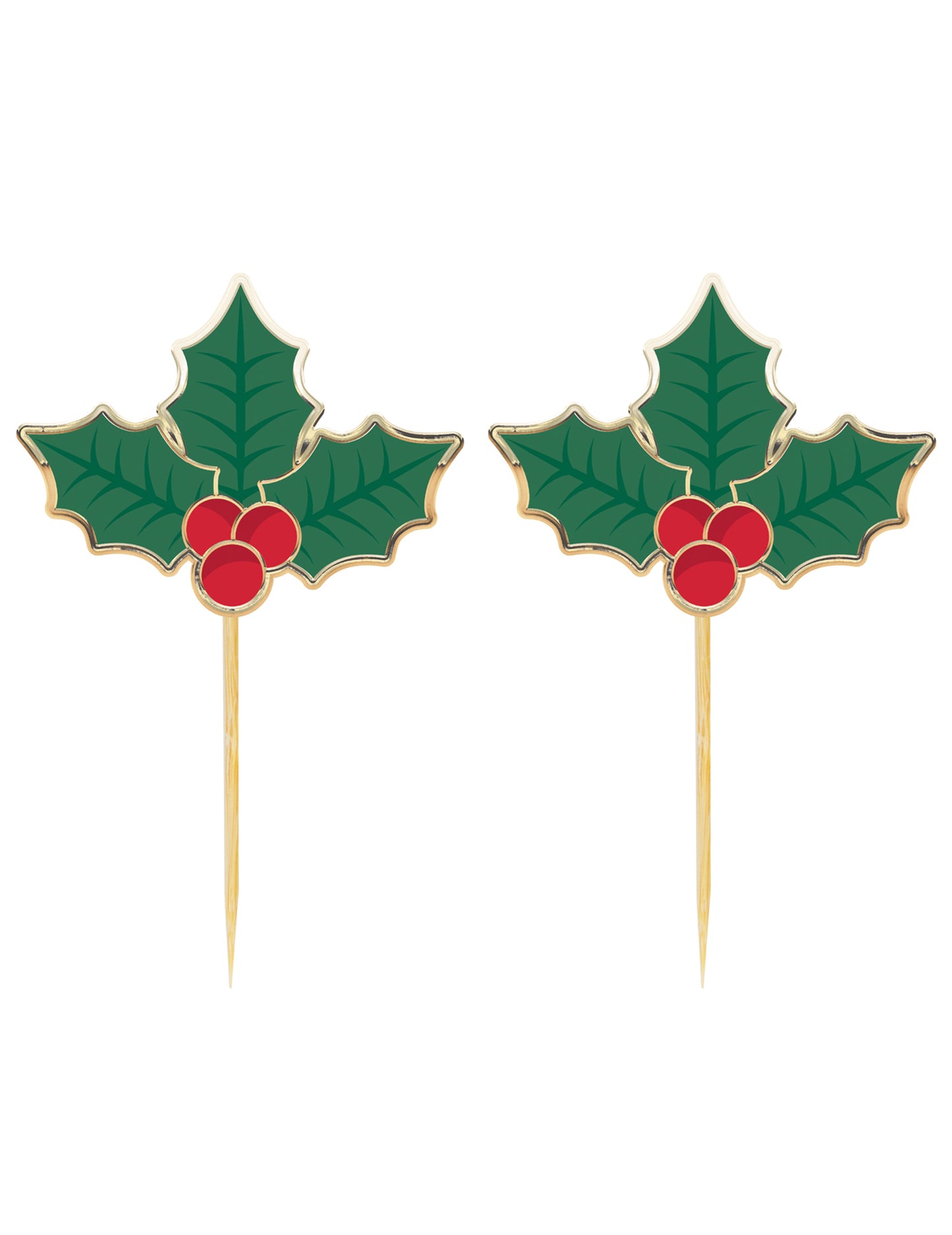 10 drevených vianočných štipcov na koktaily s cezmínou cm