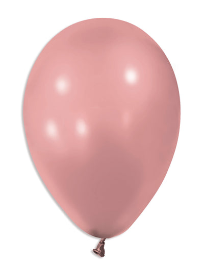 Ballons en latex rose gold pour fête rose gold métallisé