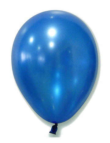 Ballons métallisés pour fête bleus