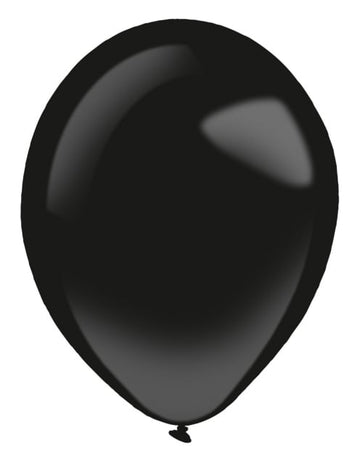 Ballons de baudruche noirs pour décoration de fête noir