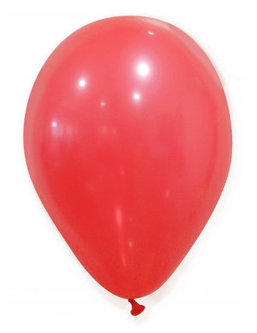 Ballon de baudruche de fête pour décoration rouge