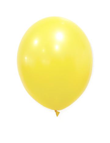 100 mini žltých latexových balónov 13 cm na dekoráciu